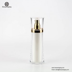HXL316 Üres akril légtelen krém és Lotion Bottle kozmetikai csomagolású bőrápoló tartály