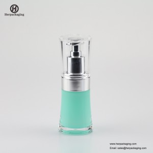 HXL317 Üres akril légtelen krém és Lotion Bottle kozmetikai csomagolású bőrápoló tartály