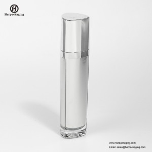 HXL318 Üres akril légtelen krém és Lotion Bottle kozmetikai csomagolású bőrápoló tartály