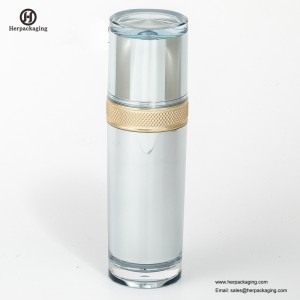 HXL327 Üres akril légtelen krém és Lotion Bottle kozmetikai csomagolású bőrápoló tartály