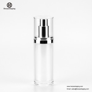 HXL412 Üres akril légtelen krém és Lotion Bottle kozmetikai csomagolású bőrápoló tartály
