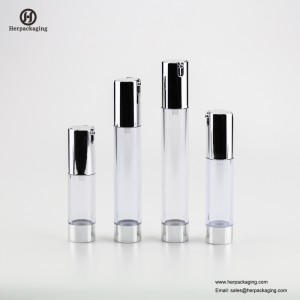 HXL421A Üres akril légtelen krém és Lotion Bottle kozmetikai csomagolású bőrápoló tartály