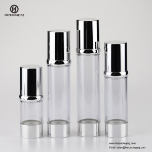 HXL4210 Üres akril légtelen krém és Lotion Bottle kozmetikai csomagolású bőrápoló tartály
